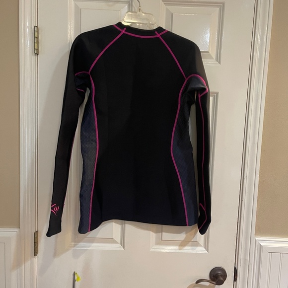 NEW KUTTING WEIGHT Heat Generating Set Shirt Capri Large XL Neoprene Black NWT - Picture 4 of 15